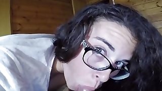 Bedroom Sexcam With Cum On My Glasses 8D