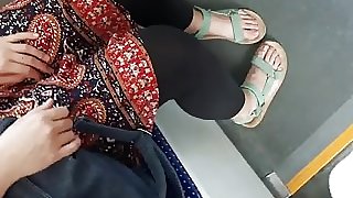germany model feet toes show green sandals 2